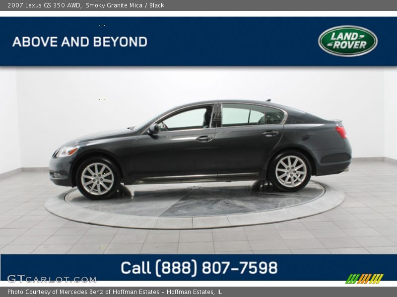Smoky Granite Mica / Black 2007 Lexus GS 350 AWD