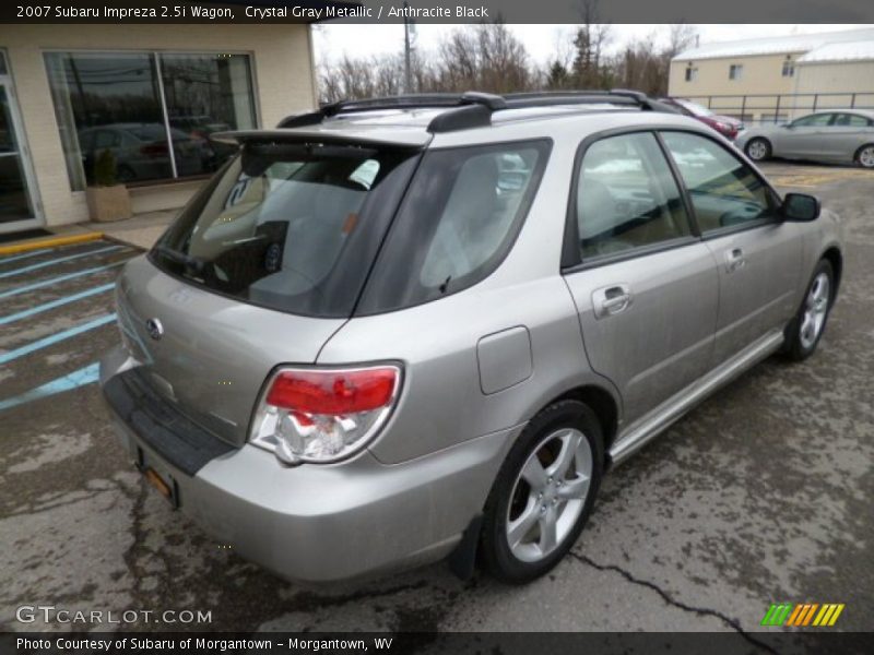 Crystal Gray Metallic / Anthracite Black 2007 Subaru Impreza 2.5i Wagon
