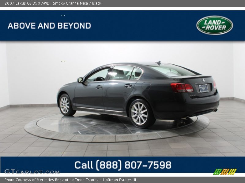Smoky Granite Mica / Black 2007 Lexus GS 350 AWD