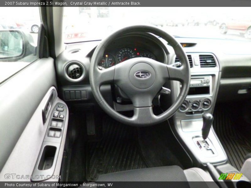 Crystal Gray Metallic / Anthracite Black 2007 Subaru Impreza 2.5i Wagon