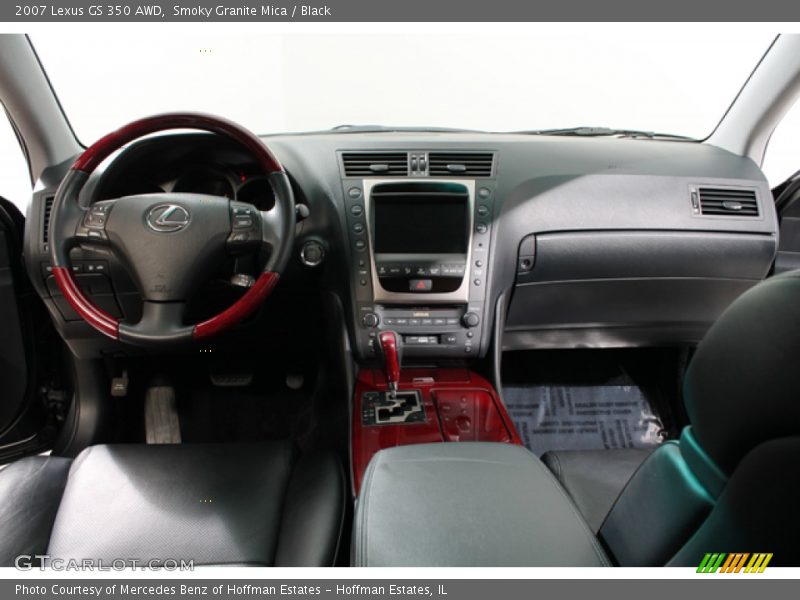 Smoky Granite Mica / Black 2007 Lexus GS 350 AWD