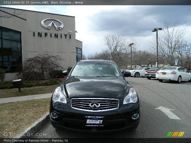 Black Obsidian / Wheat 2010 Infiniti EX 35 Journey AWD