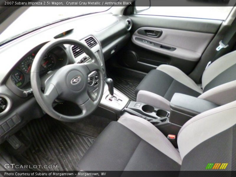 Crystal Gray Metallic / Anthracite Black 2007 Subaru Impreza 2.5i Wagon