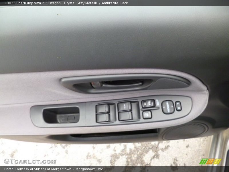 Crystal Gray Metallic / Anthracite Black 2007 Subaru Impreza 2.5i Wagon