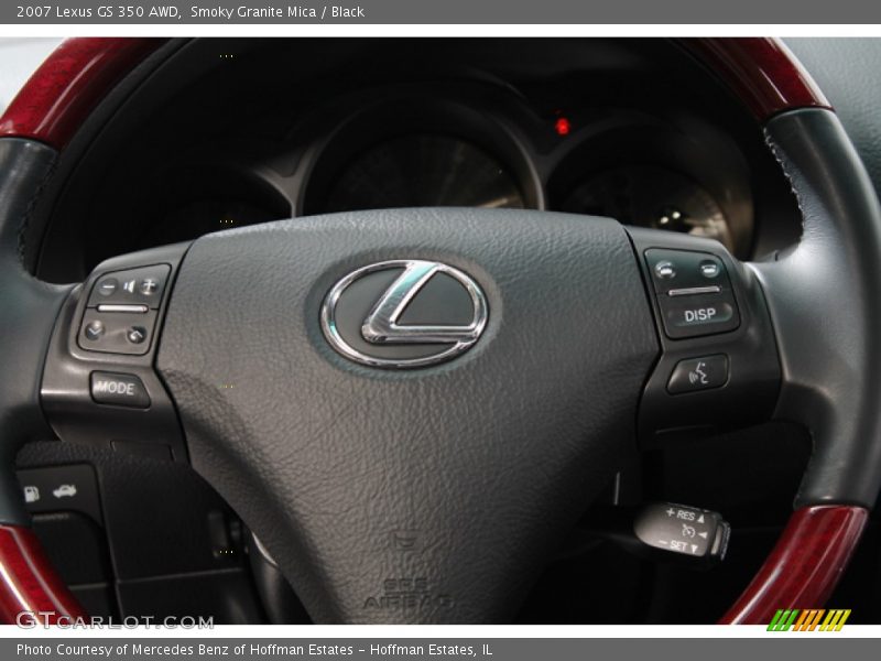 Smoky Granite Mica / Black 2007 Lexus GS 350 AWD