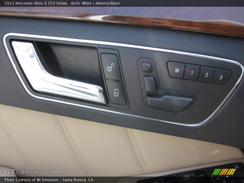 Arctic White / Almond/Black 2011 Mercedes-Benz E 350 Sedan