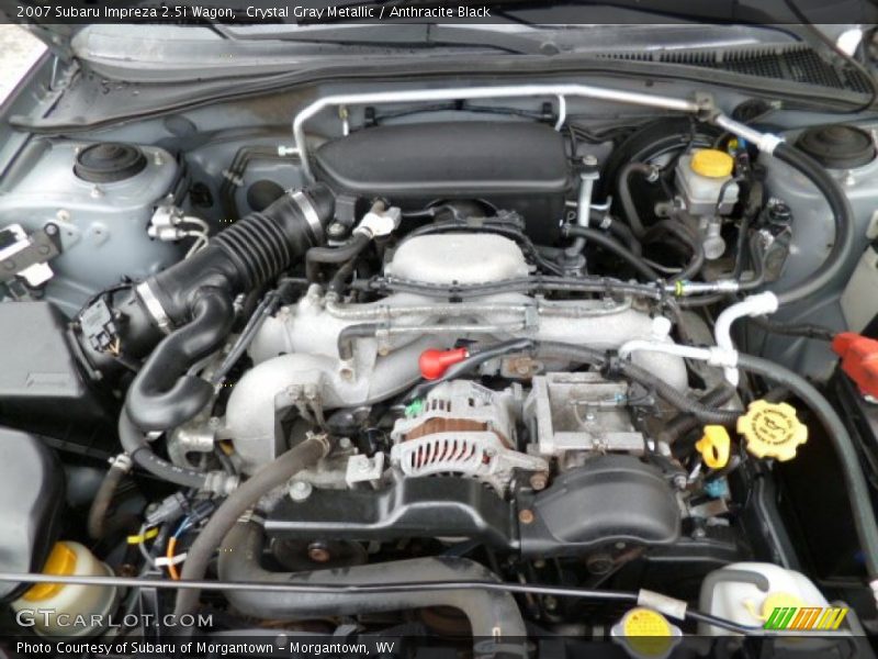 Crystal Gray Metallic / Anthracite Black 2007 Subaru Impreza 2.5i Wagon
