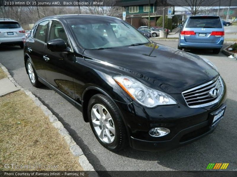 Black Obsidian / Wheat 2010 Infiniti EX 35 Journey AWD