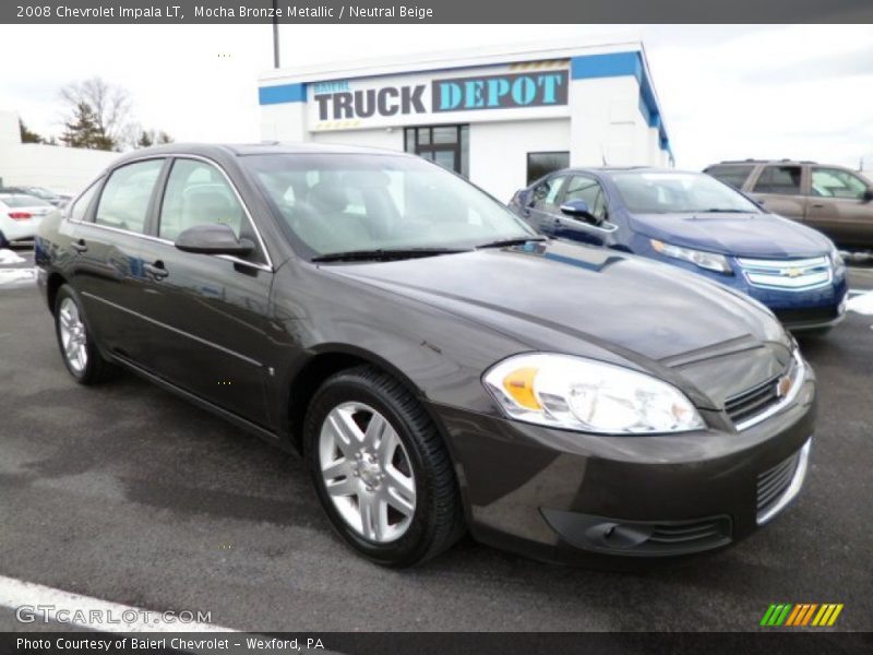Mocha Bronze Metallic / Neutral Beige 2008 Chevrolet Impala LT