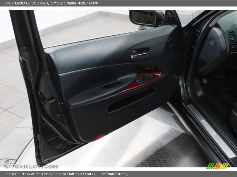 Smoky Granite Mica / Black 2007 Lexus GS 350 AWD