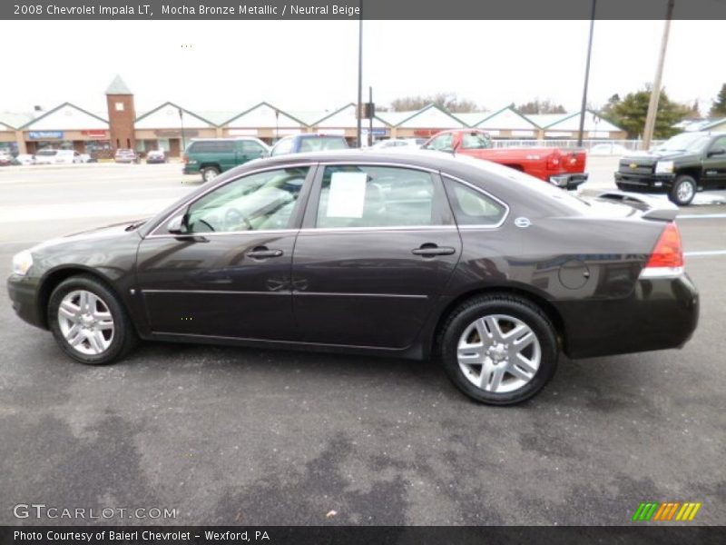 Mocha Bronze Metallic / Neutral Beige 2008 Chevrolet Impala LT