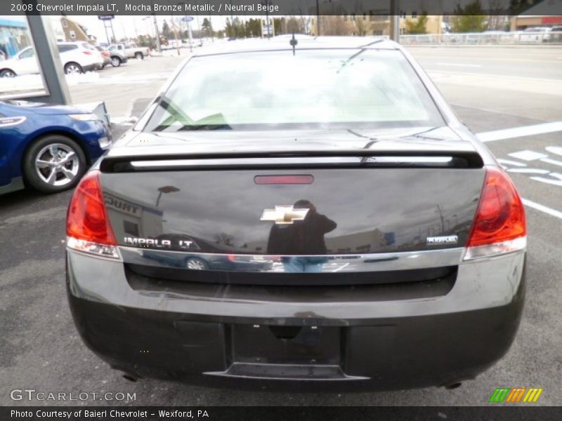 Mocha Bronze Metallic / Neutral Beige 2008 Chevrolet Impala LT