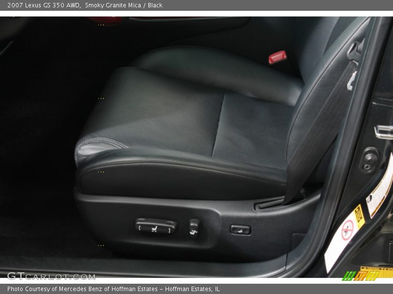 Smoky Granite Mica / Black 2007 Lexus GS 350 AWD
