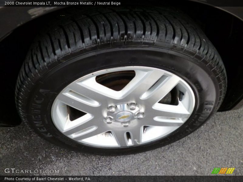 Mocha Bronze Metallic / Neutral Beige 2008 Chevrolet Impala LT