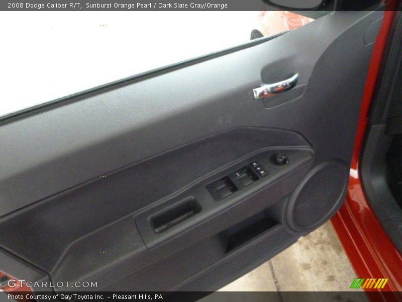 Sunburst Orange Pearl / Dark Slate Gray/Orange 2008 Dodge Caliber R/T