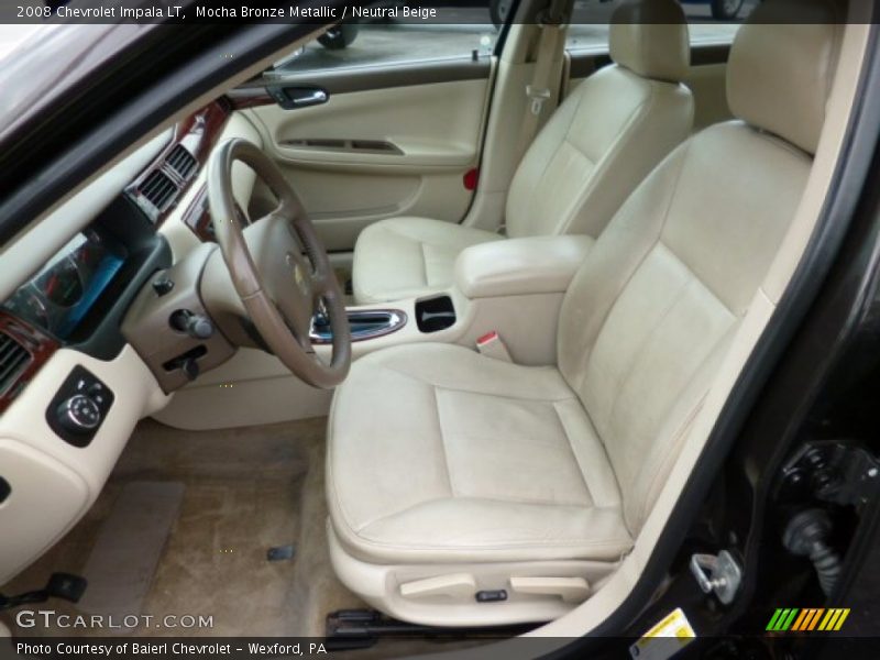 Mocha Bronze Metallic / Neutral Beige 2008 Chevrolet Impala LT