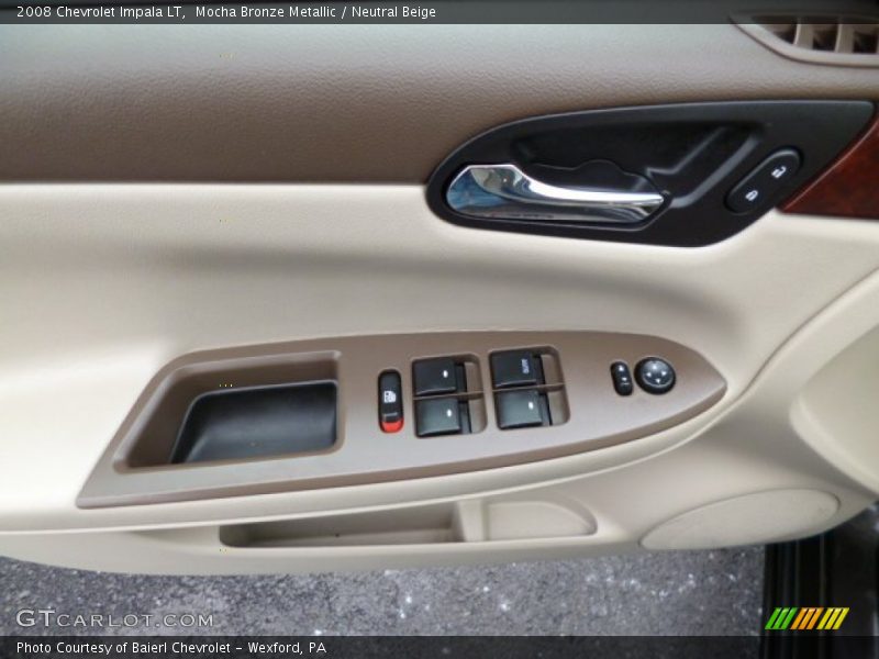Mocha Bronze Metallic / Neutral Beige 2008 Chevrolet Impala LT