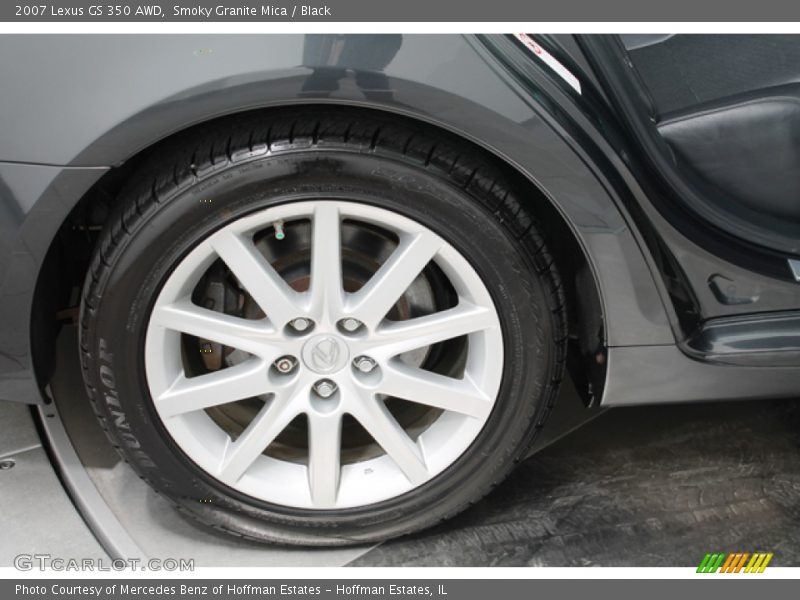 Smoky Granite Mica / Black 2007 Lexus GS 350 AWD