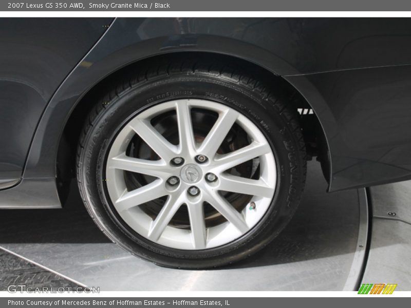 Smoky Granite Mica / Black 2007 Lexus GS 350 AWD