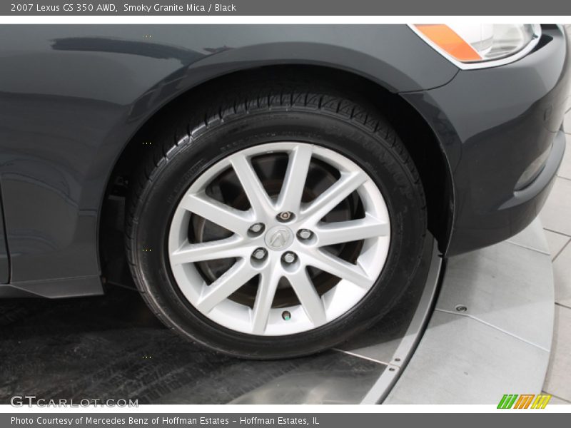 Smoky Granite Mica / Black 2007 Lexus GS 350 AWD