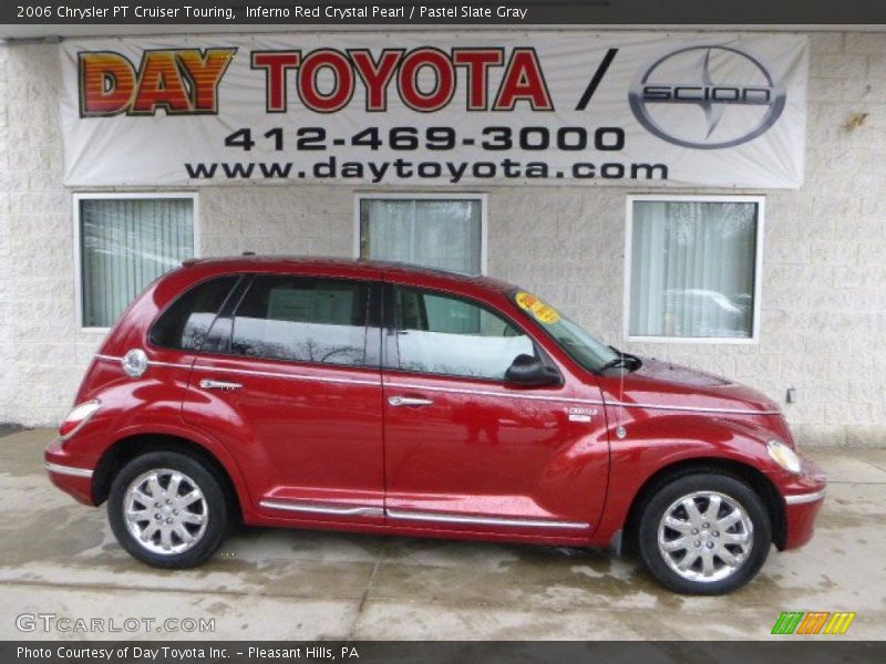 Inferno Red Crystal Pearl / Pastel Slate Gray 2006 Chrysler PT Cruiser Touring