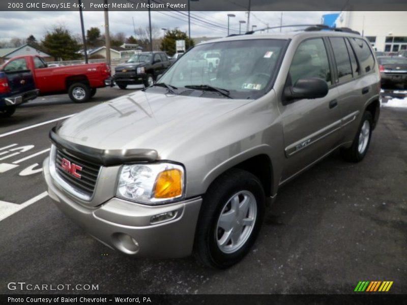 Pewter Metallic / Medium Pewter 2003 GMC Envoy SLE 4x4