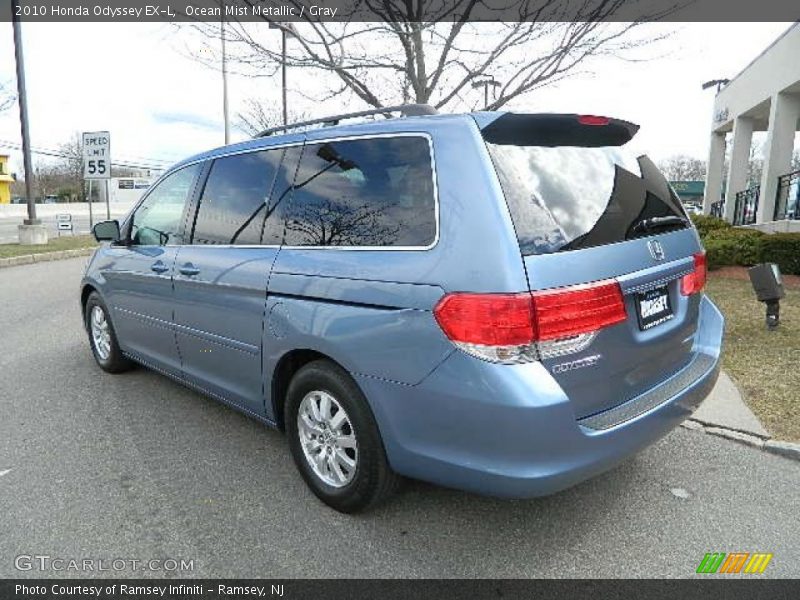 Ocean Mist Metallic / Gray 2010 Honda Odyssey EX-L