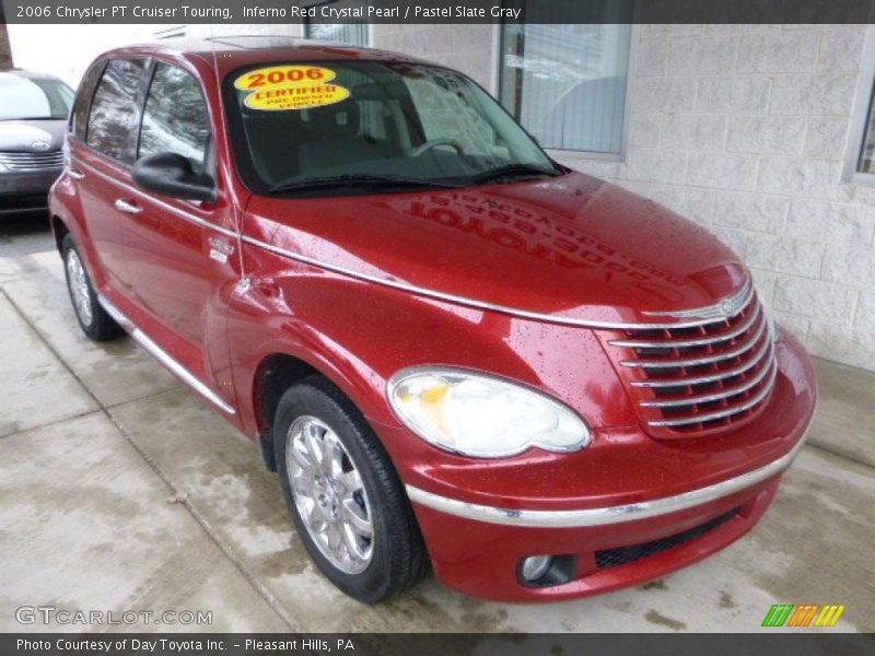 Inferno Red Crystal Pearl / Pastel Slate Gray 2006 Chrysler PT Cruiser Touring