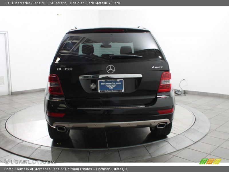 Obsidian Black Metallic / Black 2011 Mercedes-Benz ML 350 4Matic