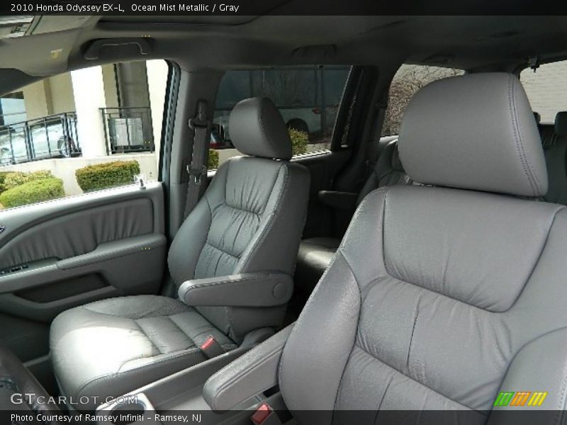 Ocean Mist Metallic / Gray 2010 Honda Odyssey EX-L