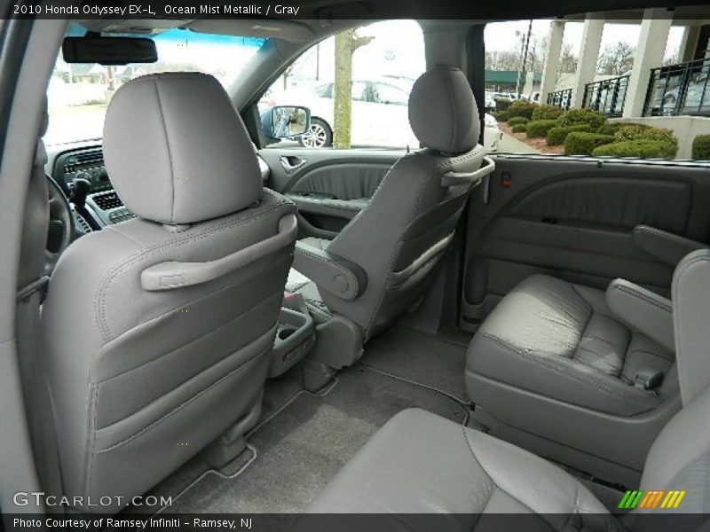 Ocean Mist Metallic / Gray 2010 Honda Odyssey EX-L