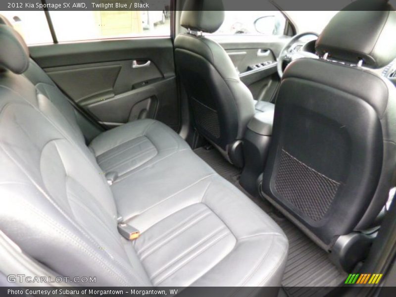 Rear Seat of 2012 Sportage SX AWD