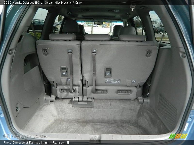 Ocean Mist Metallic / Gray 2010 Honda Odyssey EX-L