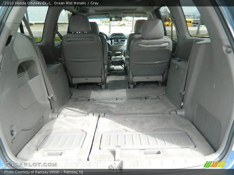 Ocean Mist Metallic / Gray 2010 Honda Odyssey EX-L