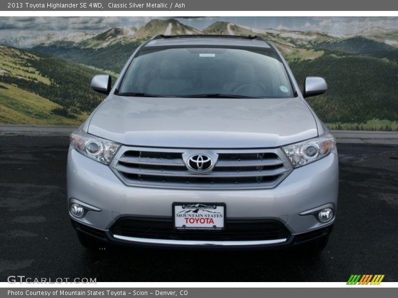 Classic Silver Metallic / Ash 2013 Toyota Highlander SE 4WD