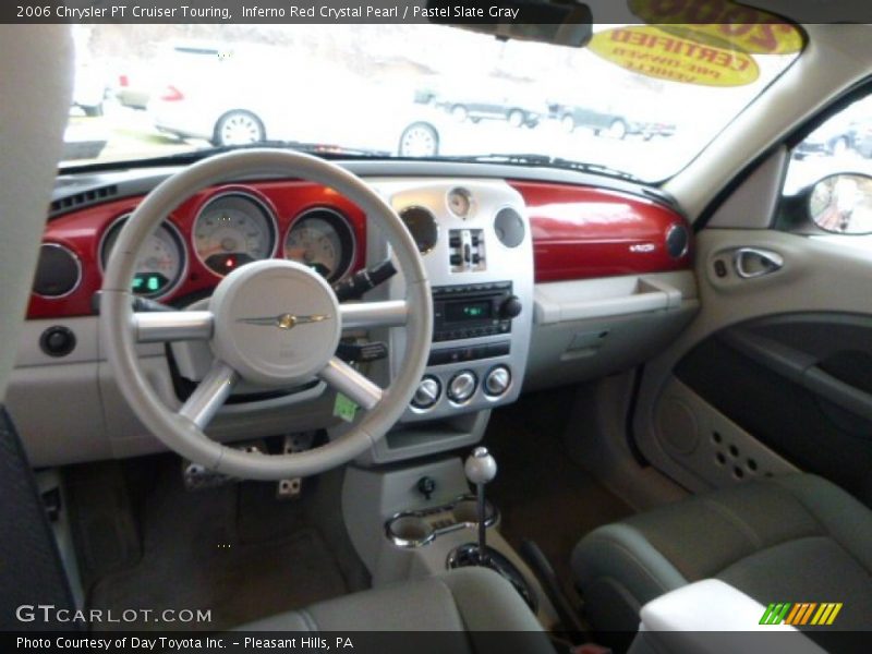 Inferno Red Crystal Pearl / Pastel Slate Gray 2006 Chrysler PT Cruiser Touring