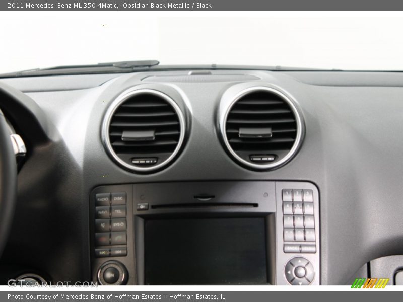 Obsidian Black Metallic / Black 2011 Mercedes-Benz ML 350 4Matic