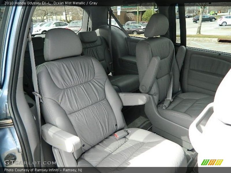 Ocean Mist Metallic / Gray 2010 Honda Odyssey EX-L