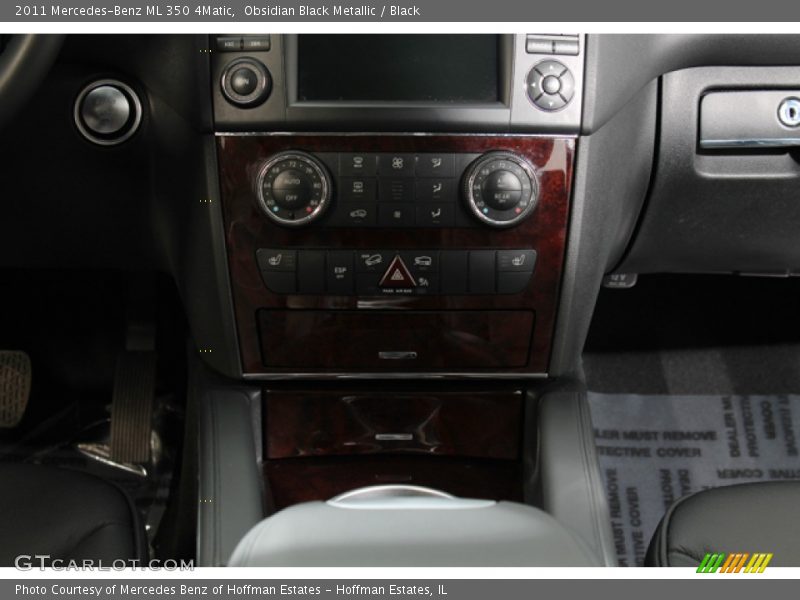 Obsidian Black Metallic / Black 2011 Mercedes-Benz ML 350 4Matic