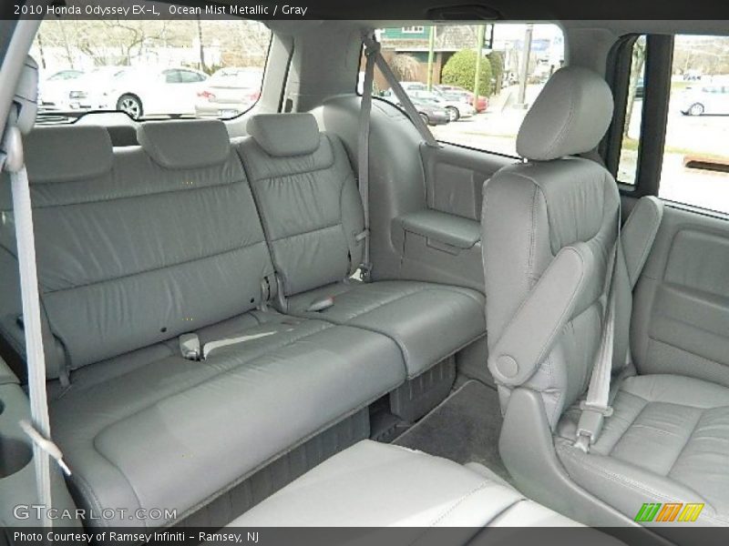Ocean Mist Metallic / Gray 2010 Honda Odyssey EX-L