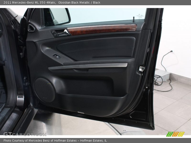 Obsidian Black Metallic / Black 2011 Mercedes-Benz ML 350 4Matic