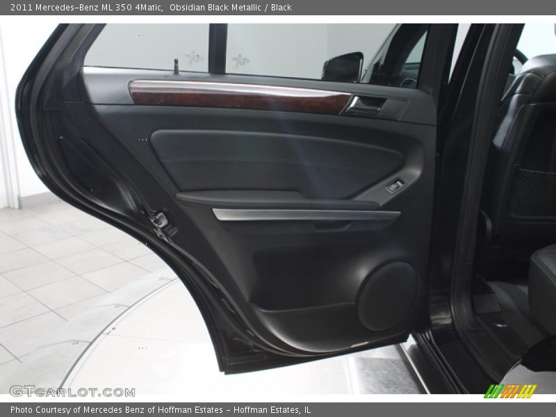 Obsidian Black Metallic / Black 2011 Mercedes-Benz ML 350 4Matic