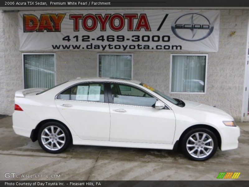 Premium White Pearl / Parchment 2006 Acura TSX Sedan