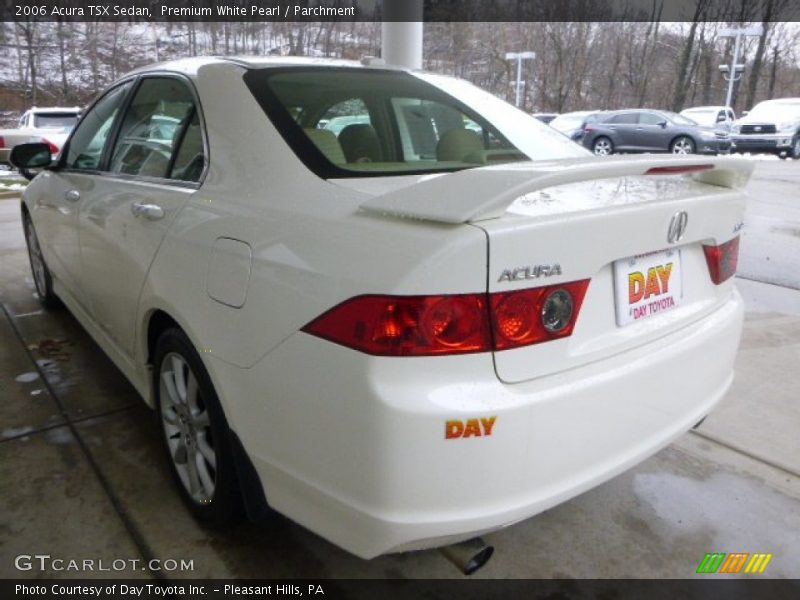 Premium White Pearl / Parchment 2006 Acura TSX Sedan