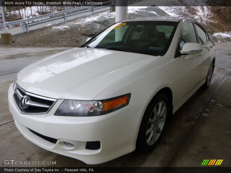 Premium White Pearl / Parchment 2006 Acura TSX Sedan
