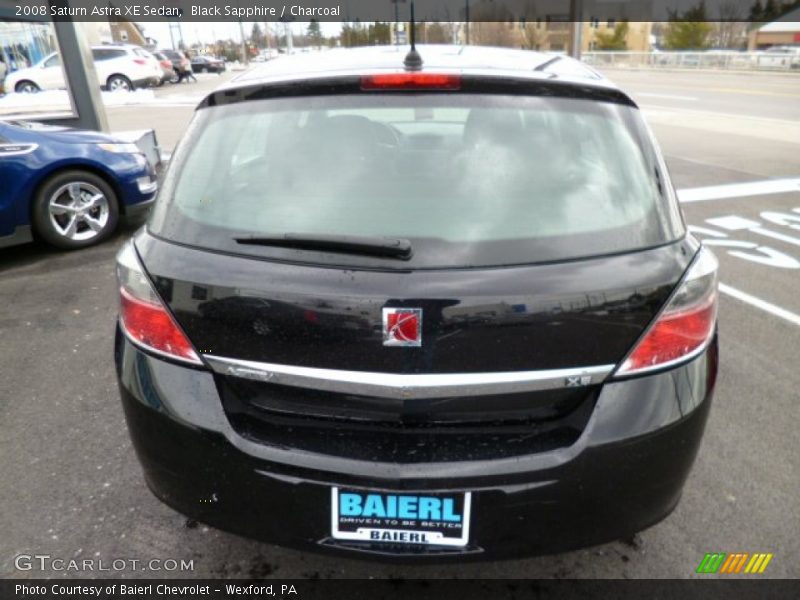 Black Sapphire / Charcoal 2008 Saturn Astra XE Sedan