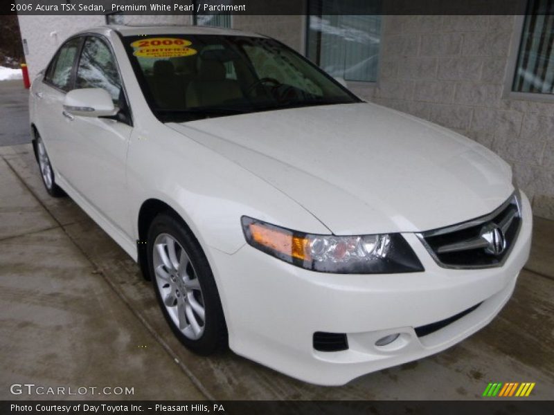 Premium White Pearl / Parchment 2006 Acura TSX Sedan
