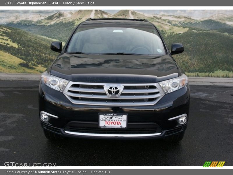 Black / Sand Beige 2013 Toyota Highlander SE 4WD