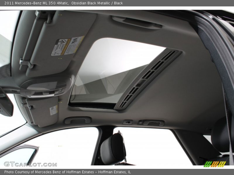 Obsidian Black Metallic / Black 2011 Mercedes-Benz ML 350 4Matic