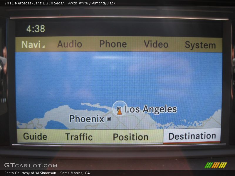 Arctic White / Almond/Black 2011 Mercedes-Benz E 350 Sedan